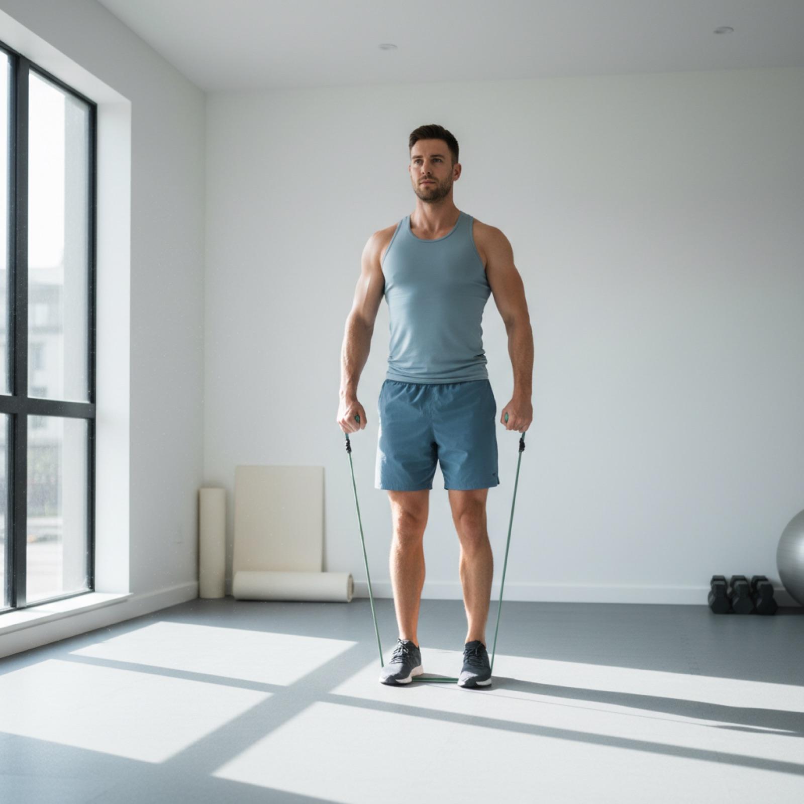 Peptide researcher in laboratory