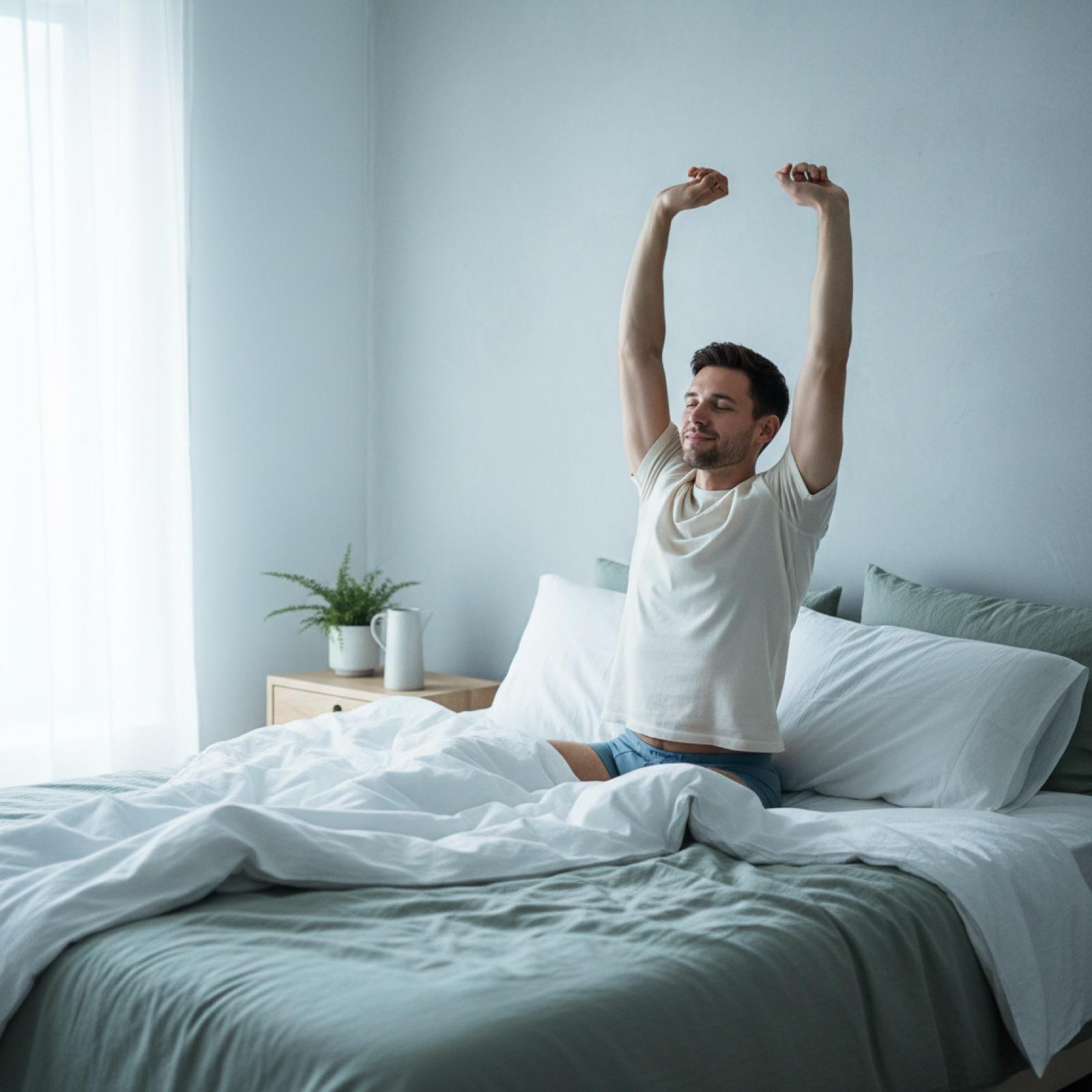 Morning wellness refreshed sleep