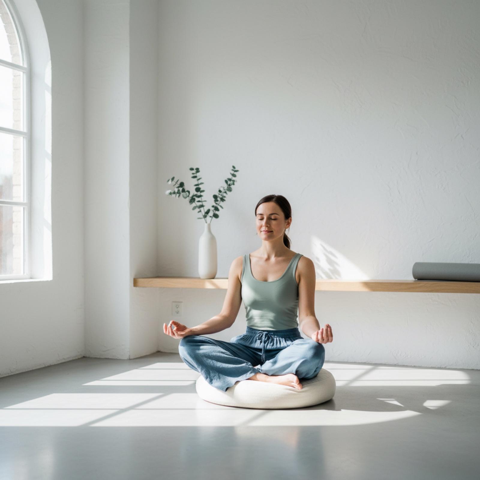 Calm therapy session natural light